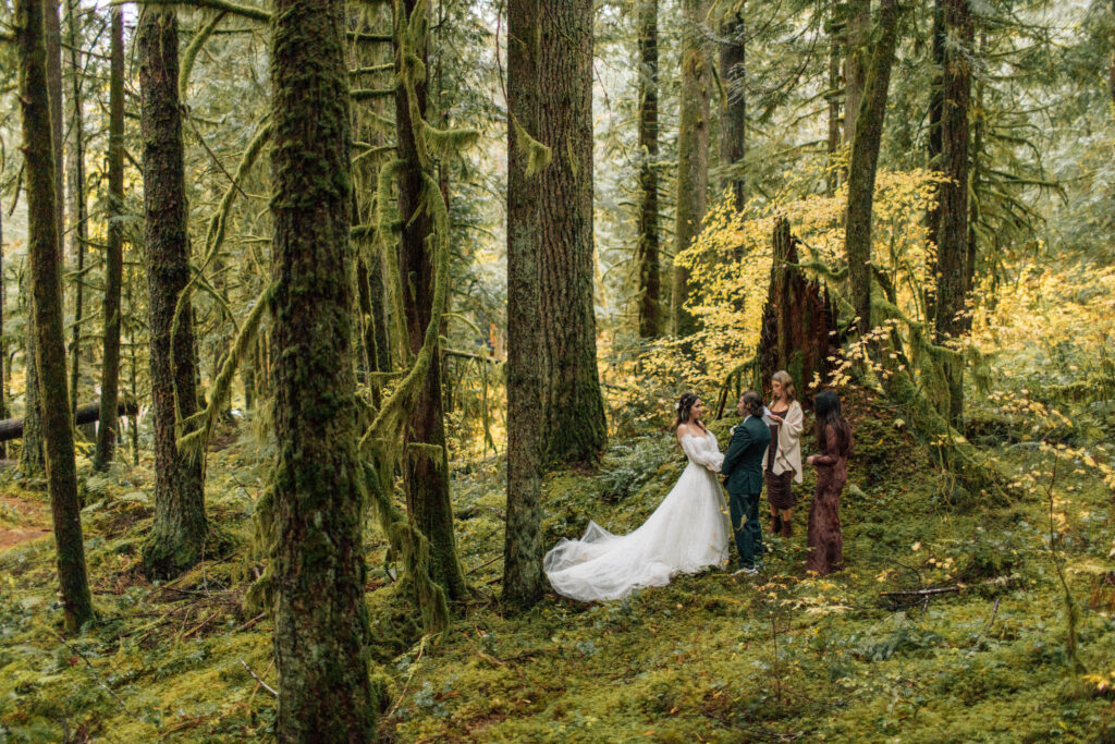 elopement ceremony near mt baker washington